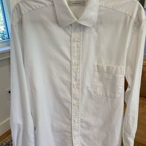 Ermenegildo Zegna Designer Mens Shirt White